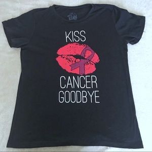 NWT Kiss Cancer Goodbye T-Shirt 💋